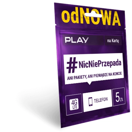 Starter PLAY 5 Od Nowa Nic nie przepada